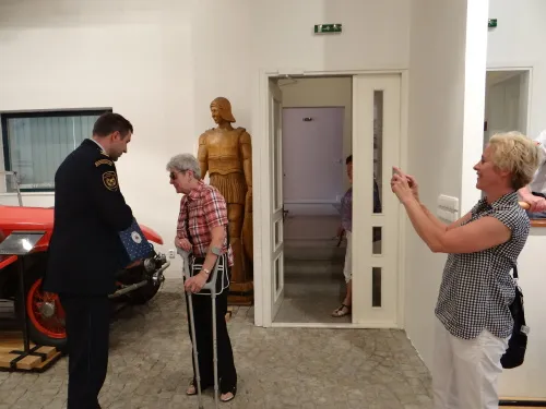 Hasičské muzeum v Ostravě přivítalo jubilejního návštěvníka z Havířova