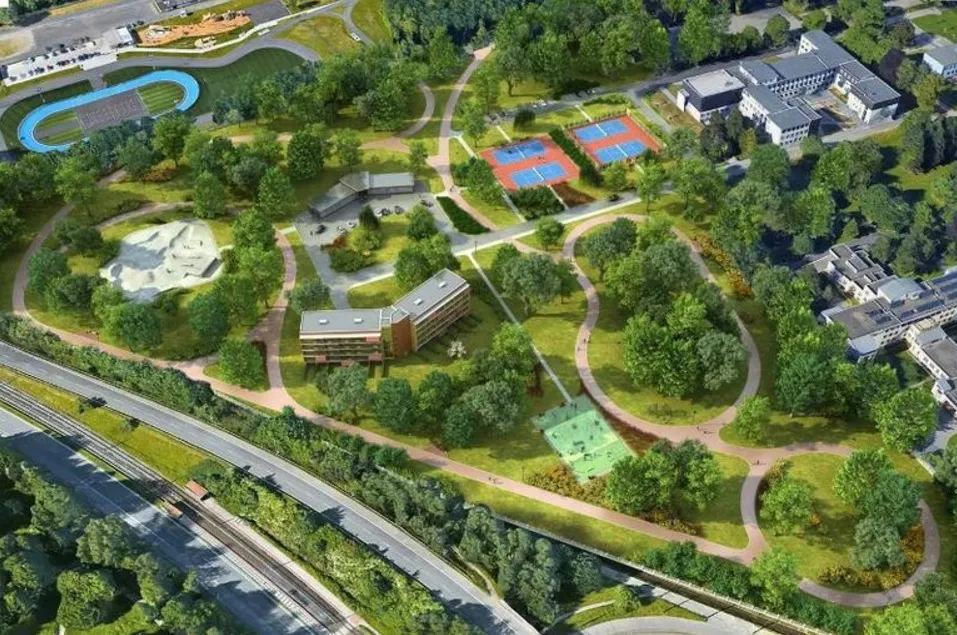 Město dostaví sportovní areál