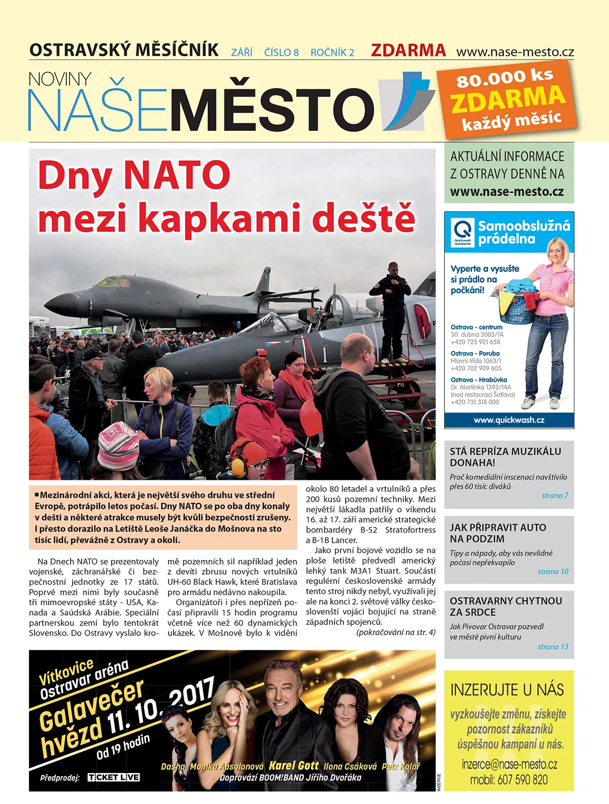 NAŠE MĚSTO – září 2017