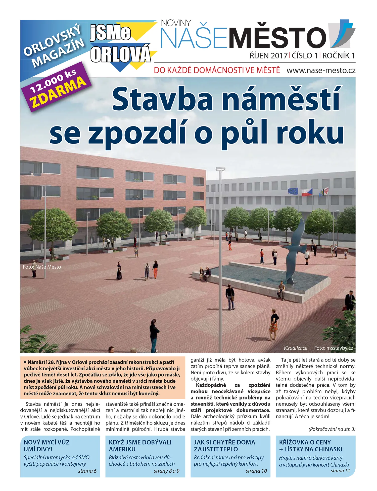 NAŠE MĚSTO Orlová - říjen 2017