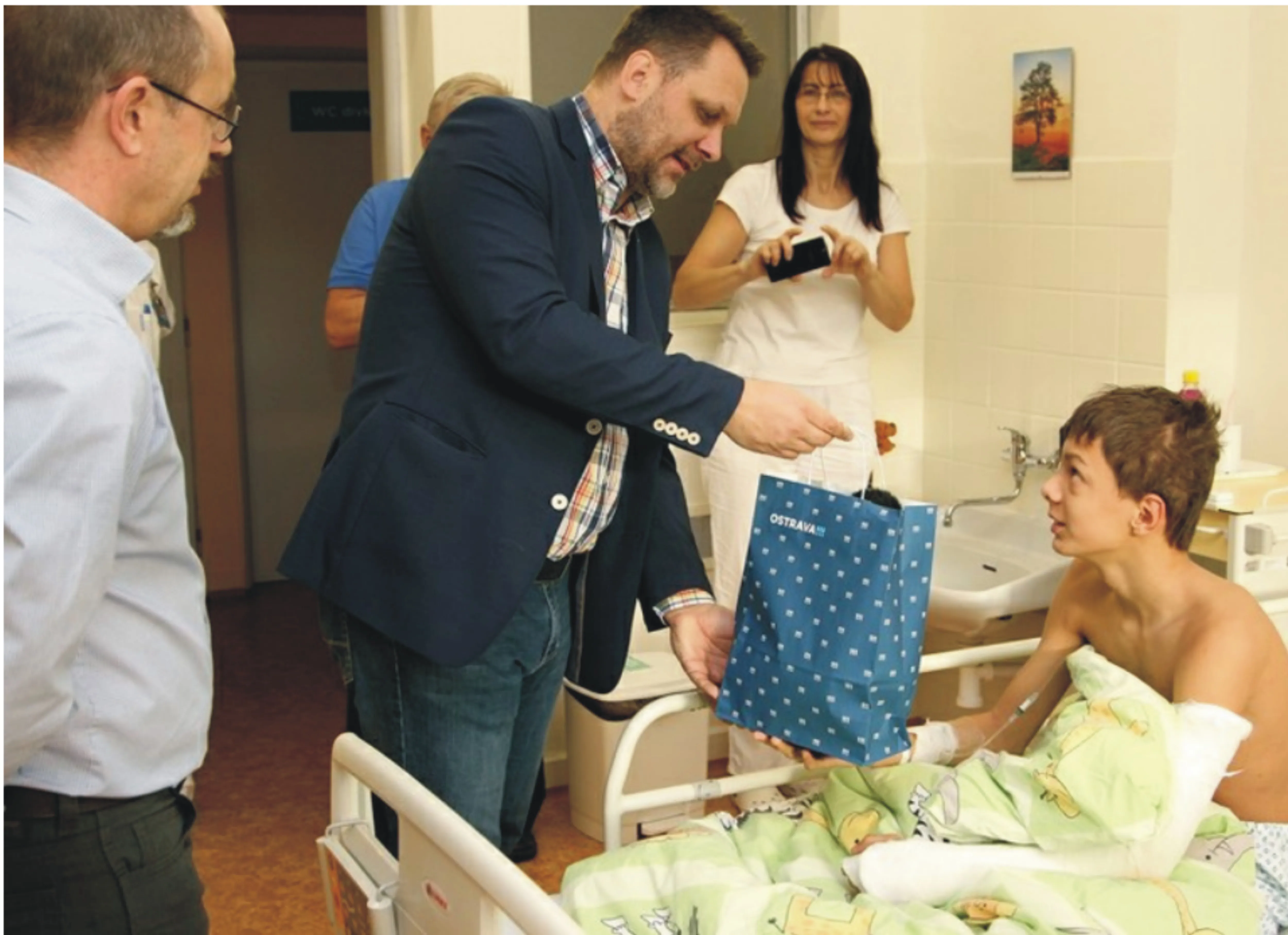 Dárečky od města potěšily dětská srdce