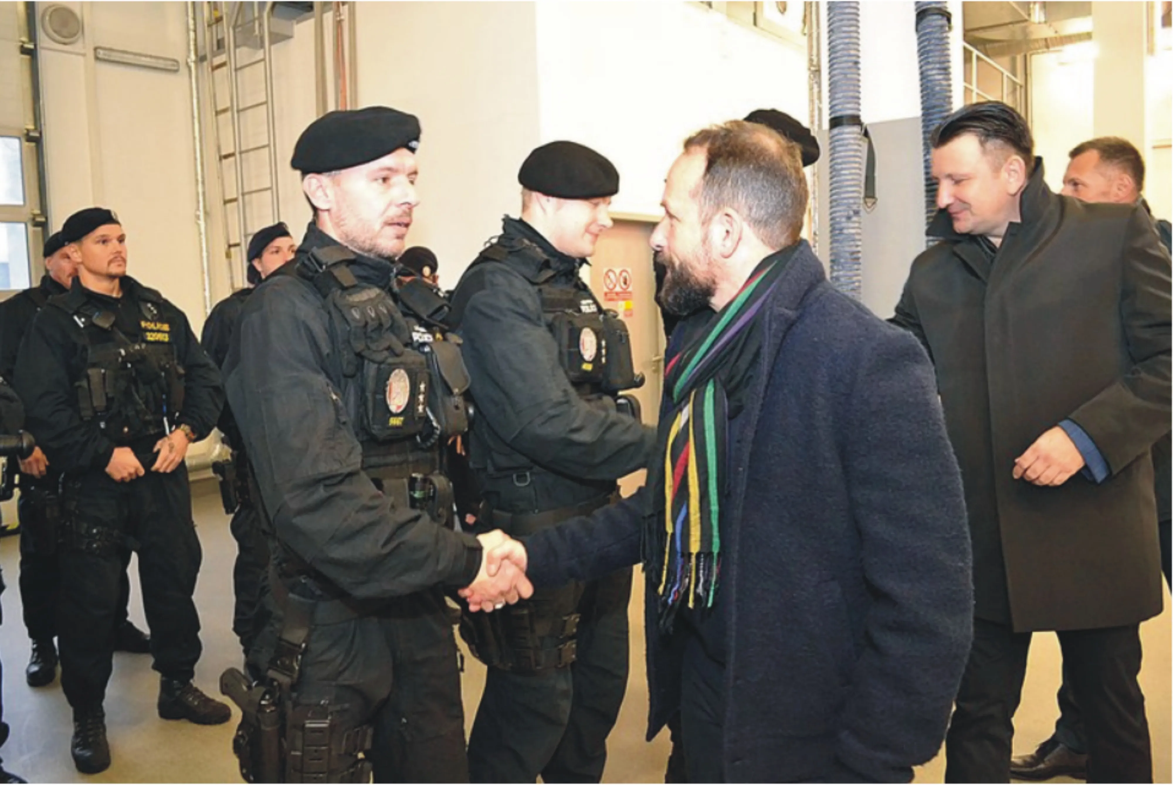 Vánoční návštěva u sloužících jednotek