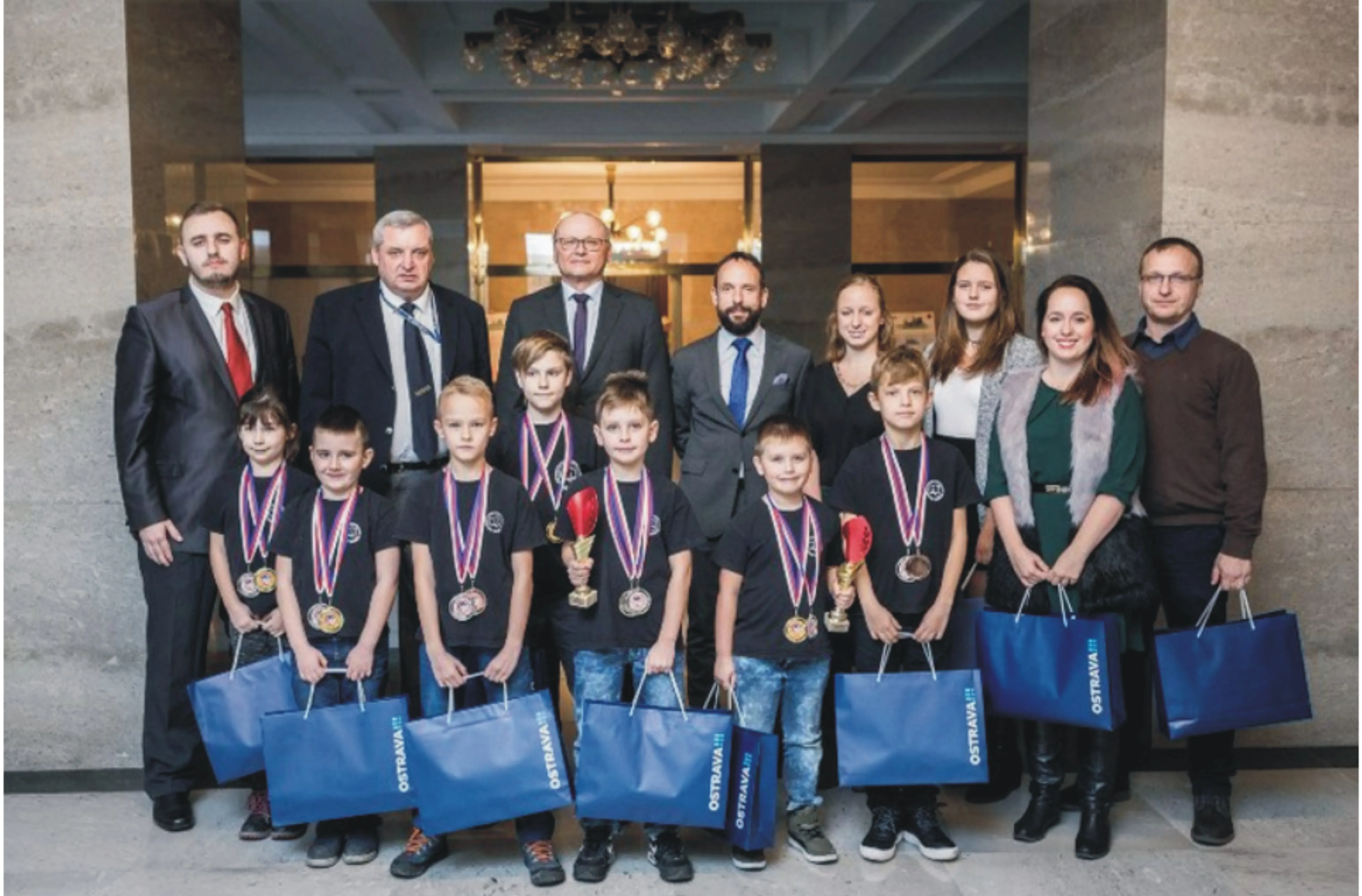 Úspěšní karatisté na radnici