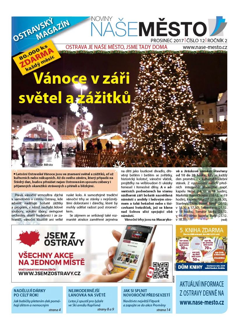 NAŠE MĚSTO - prosinec 2017