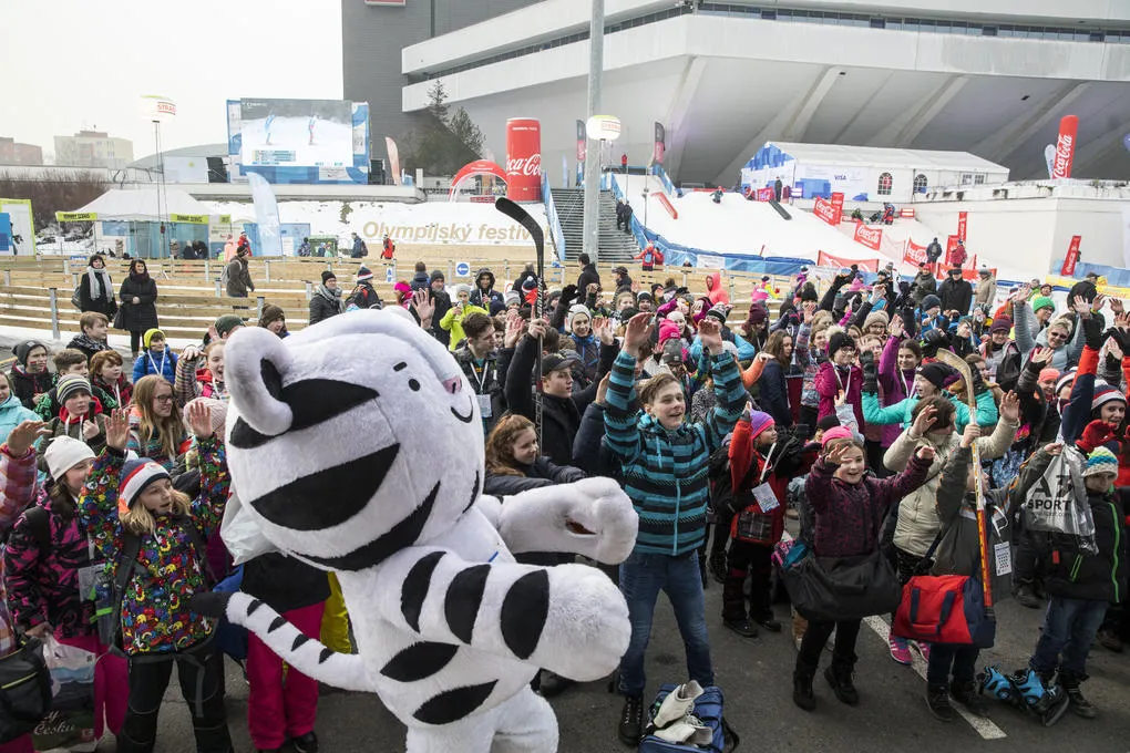 Autogramiáda Milana Baroše na Olympijském festivalu