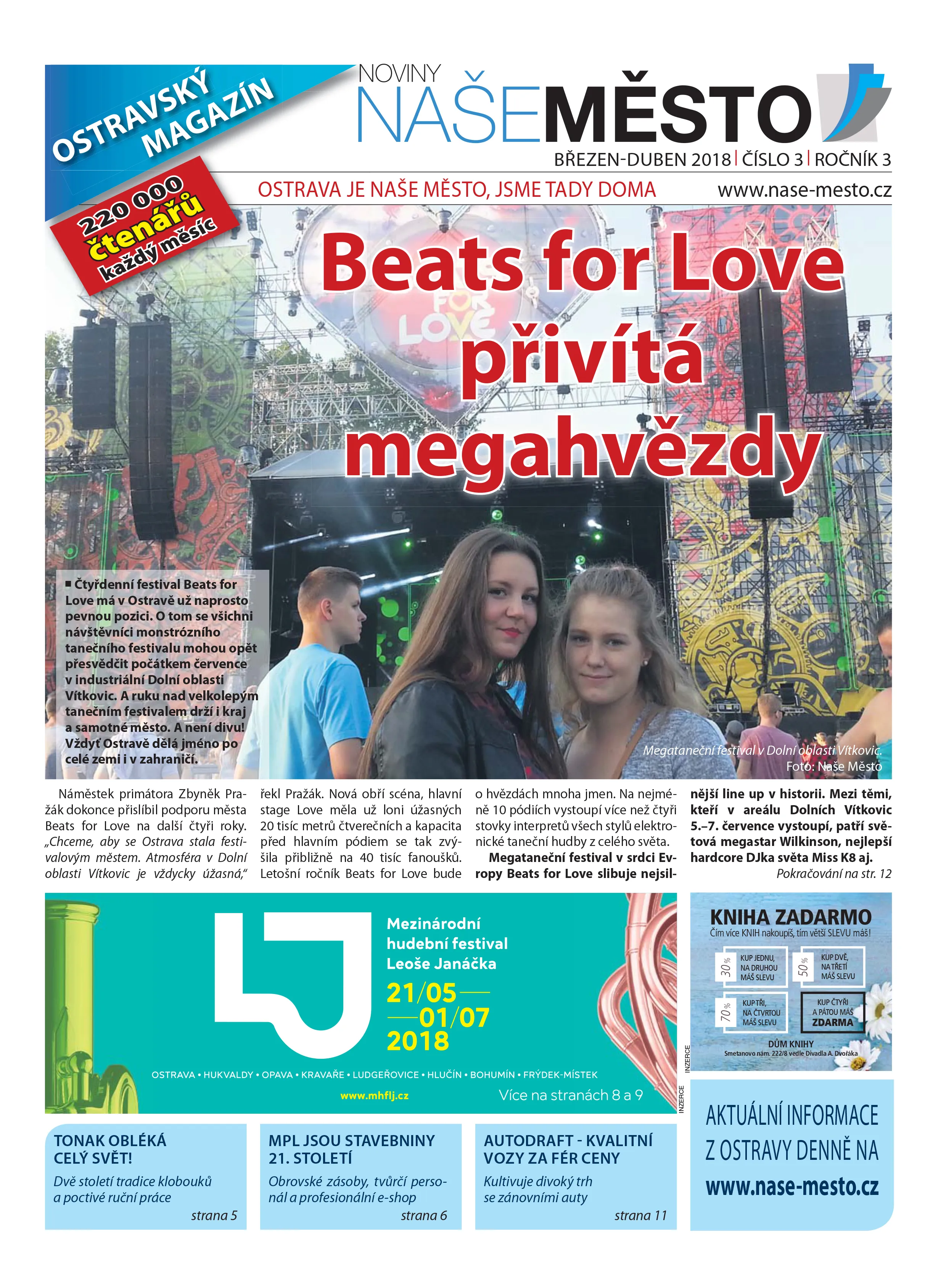 NAŠE MĚSTO – březen/duben 2018
