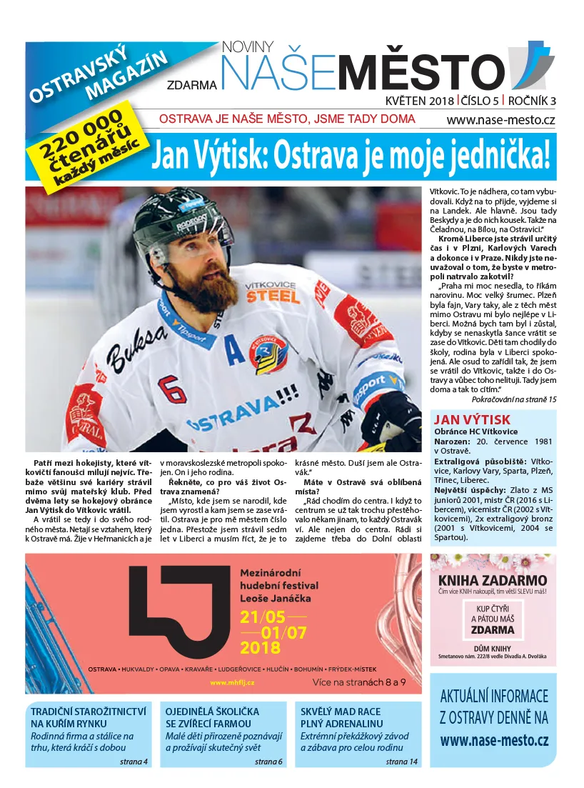 NAŠE MĚSTO – květen 2018