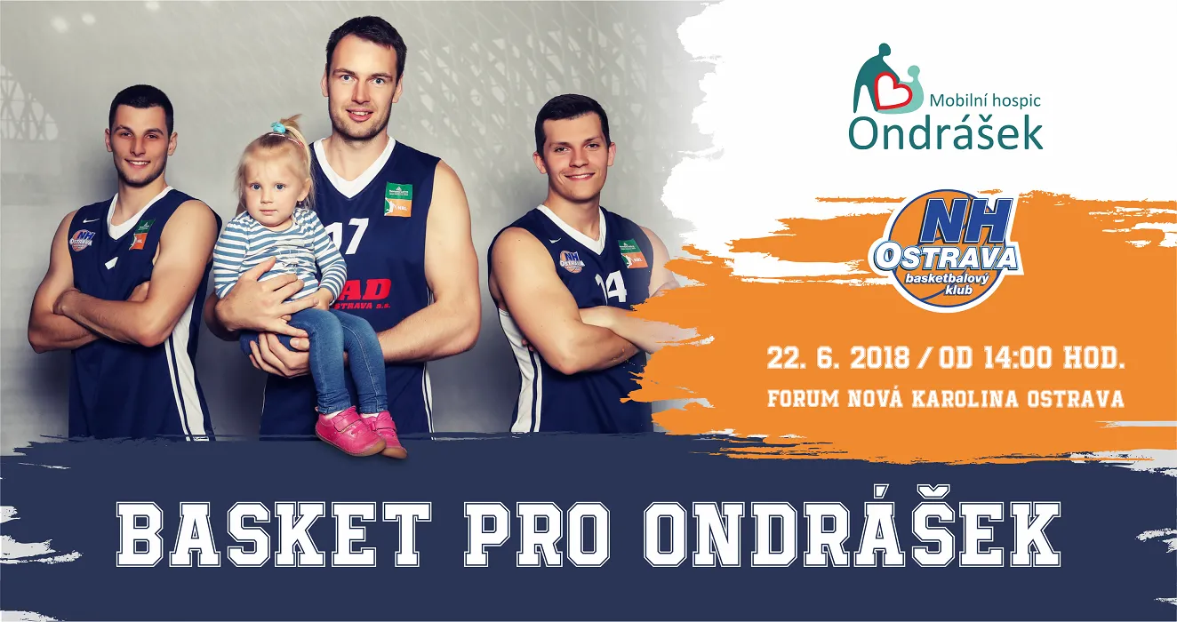Charitativní akce Basket pro Ondrášek v OC Forum Nová Karolina podpoří ostravský mobilní hospic