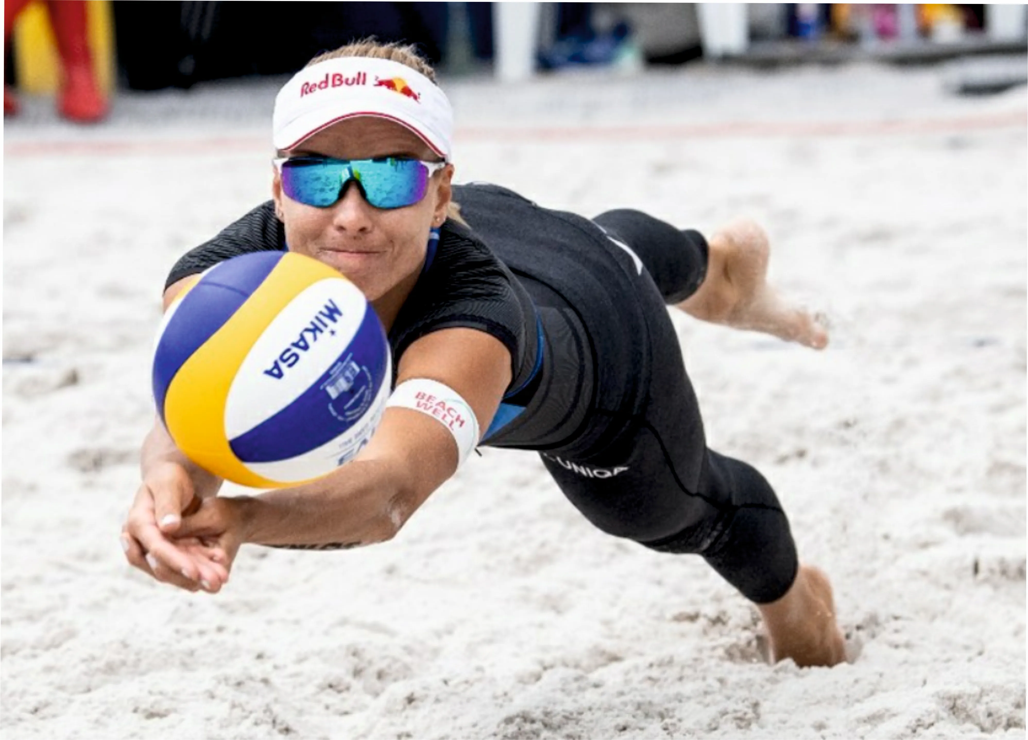 Skvělé atmosféra na beachvolejbalu