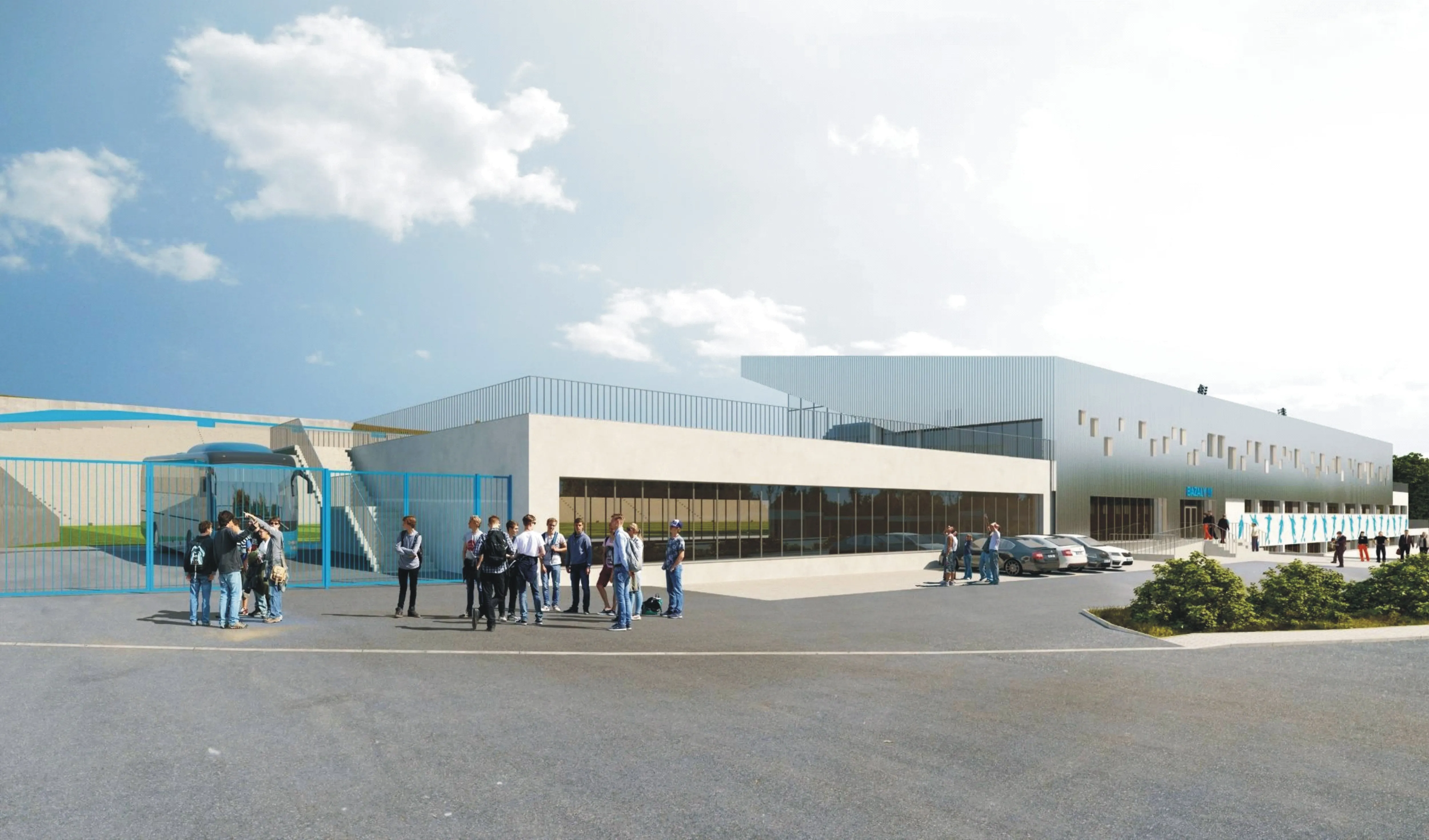Začíná výstavba fotbalové akademie na Bazalech