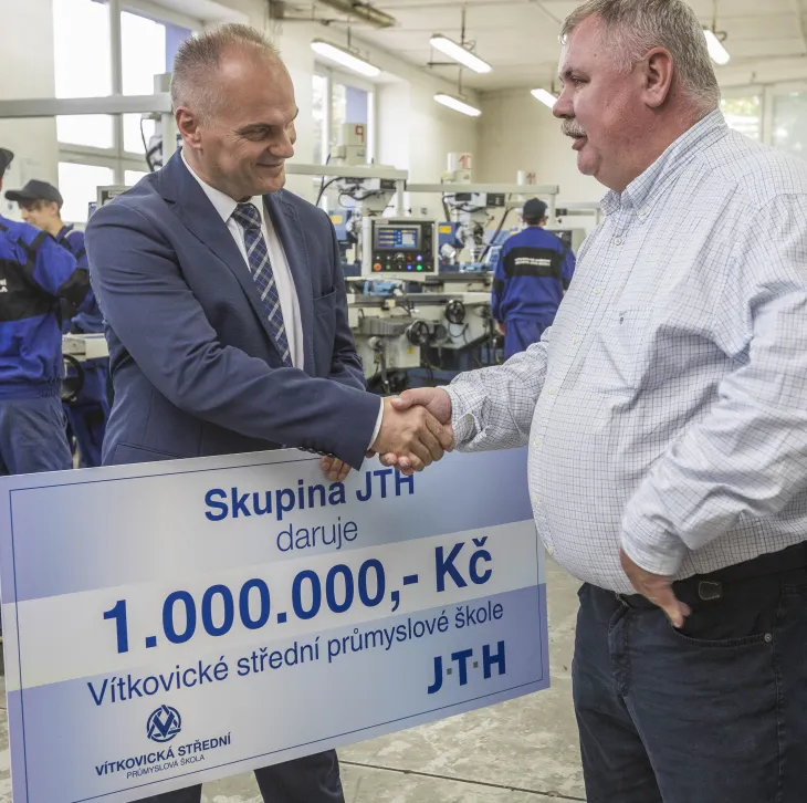 VÍTKOVICKÁ STŘEDNÍ ZÍSKALA MILIONOVOU PODPORU PRO ROZVOJ TECHNICKÝCH OBORŮ