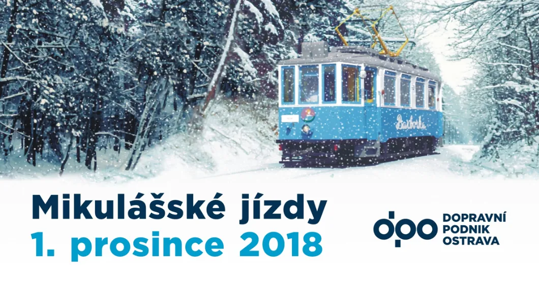 DPO ZVE NA OKRUŽNÍ JÍZDY HISTORICKOU TRAMVAJÍ S ČERTEM A MIKULÁŠEM