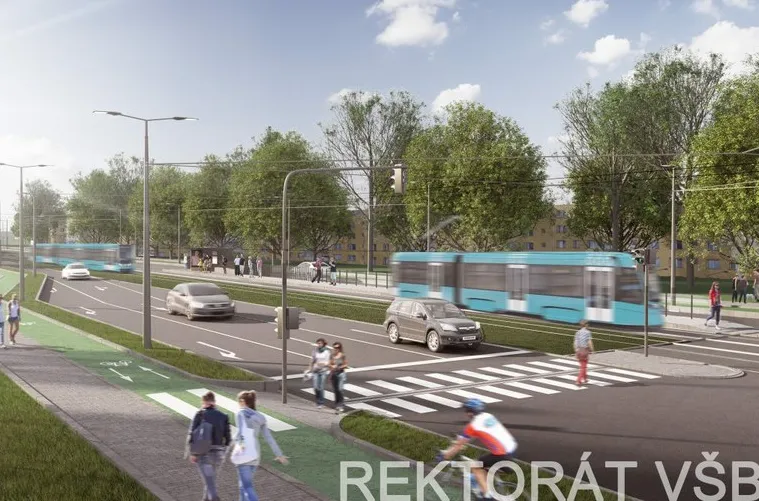OSTRAVA POKRAČUJE V PŘÍPRAVĚ PROJEKTU NOVÉ TRAMVAJE