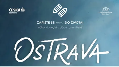 ČESKÝ NÁRODNÍ REGISTR DÁRCŮ DŘENĚ VYRÁŽÍ DO OSTRAVSKÉ NOVÉ KAROLINY, KDE BUDE NA PŮDĚ ČESKÉ SPOŘITELNY ZAPISOVAT NOVÉ POTENCIONÁLNÍ DÁRCE