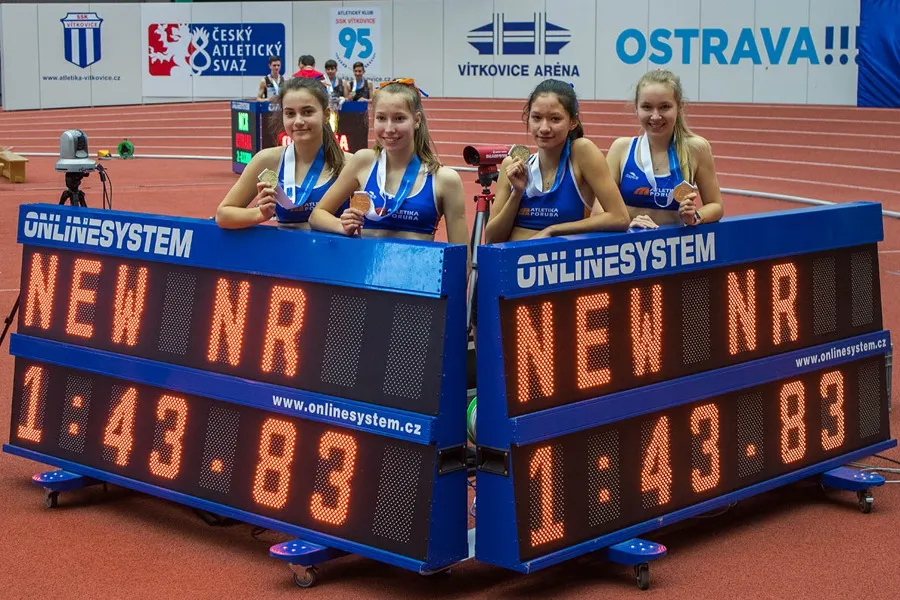 Porubské běžkyně mají titul i český rekord!