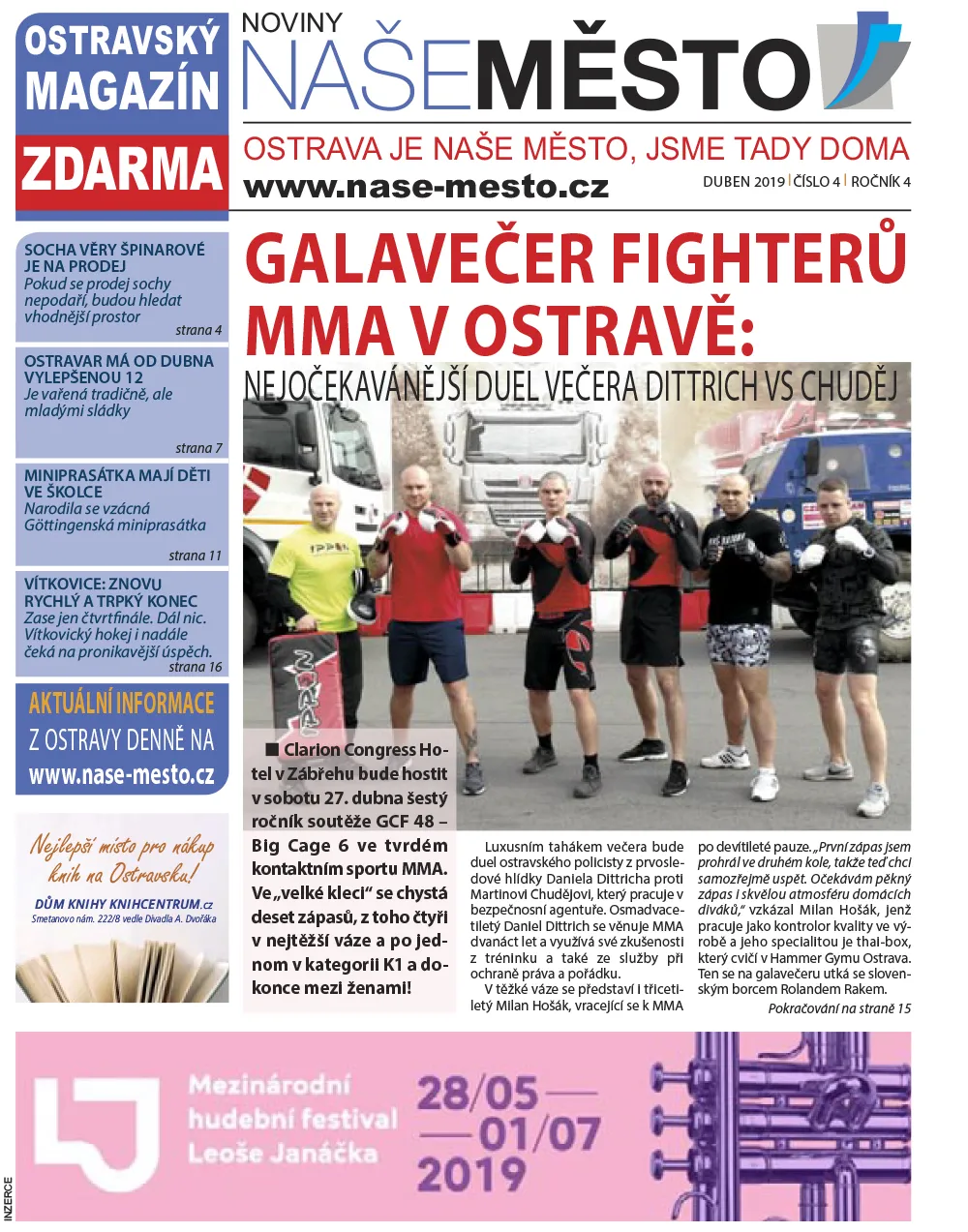Naše město - duben 2019