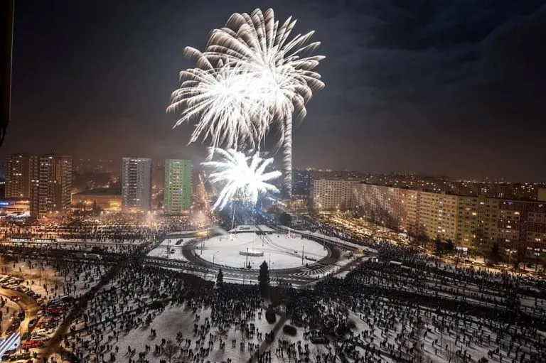 Ostrava přivítá Nový rok tradičními ohňostroji