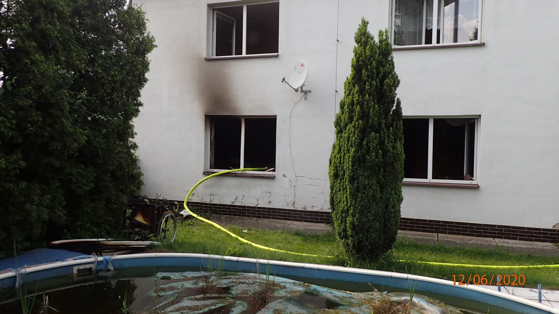 Tragický požár rodinného domu v Karviné