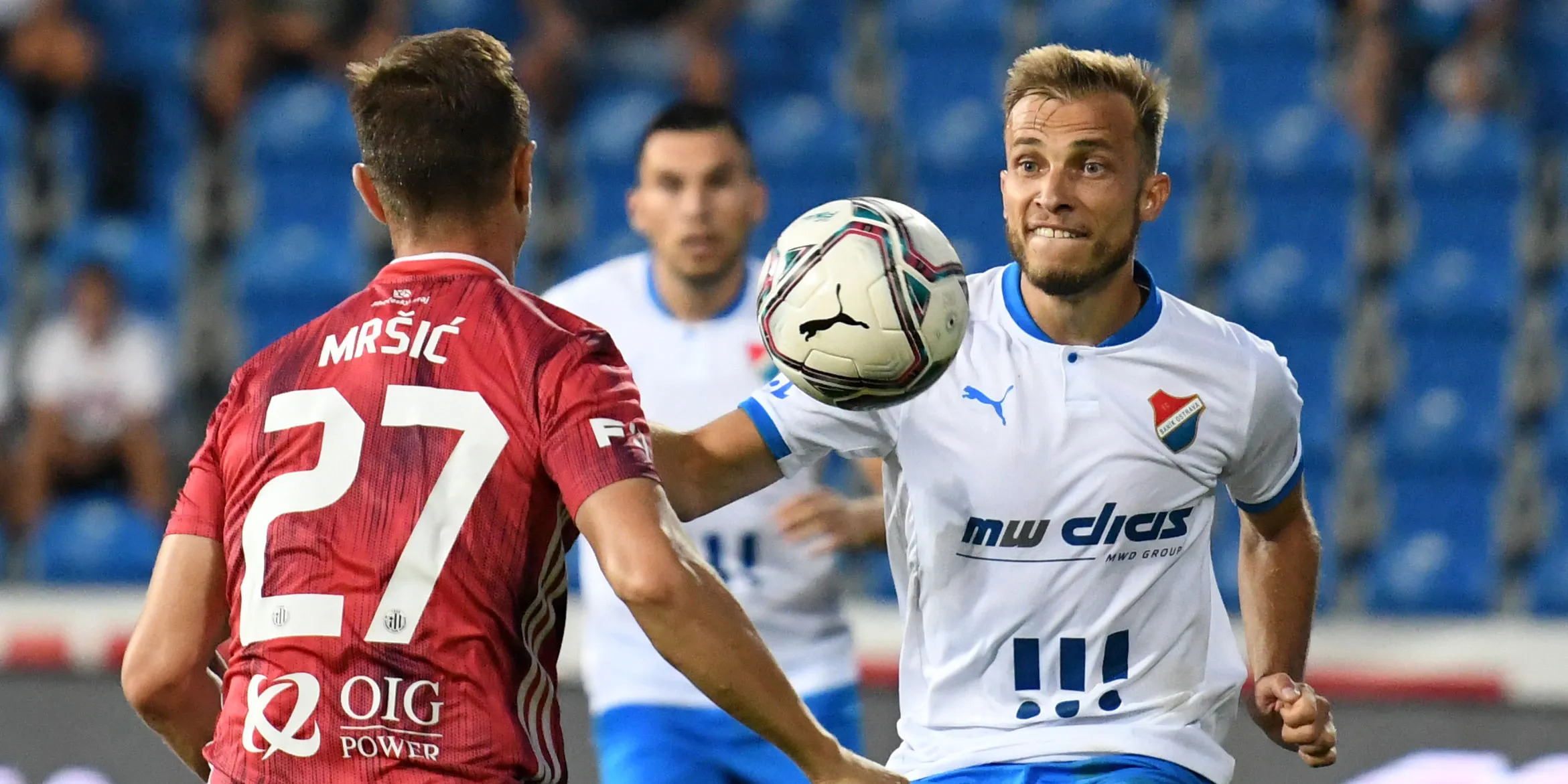 BÍLÉ DRESY KŘTĚNY BODEM: BANÍK – DYNAMO 2:2