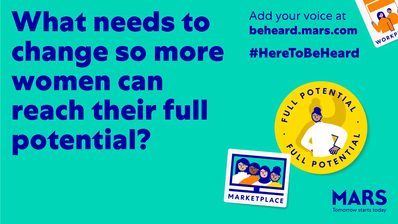 Mars zahajuje kampaň #HereToBeHeard. Jejím cílem je podpořit aktivity v oblasti rovnosti mužů a žen