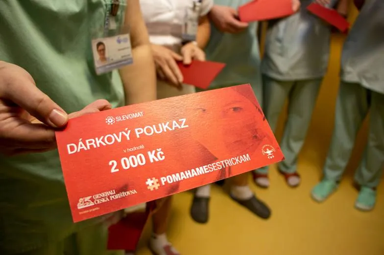 Část z výtěžku celostátní sbírky Pomáháme sestřičkám pomůže i zdravotníkům FN Ostrava