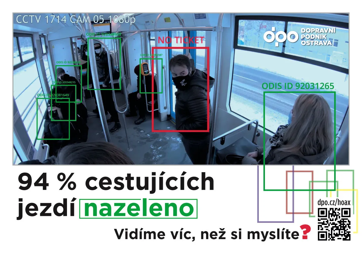 DPO děkuje novou kampaní poctivým cestujícím