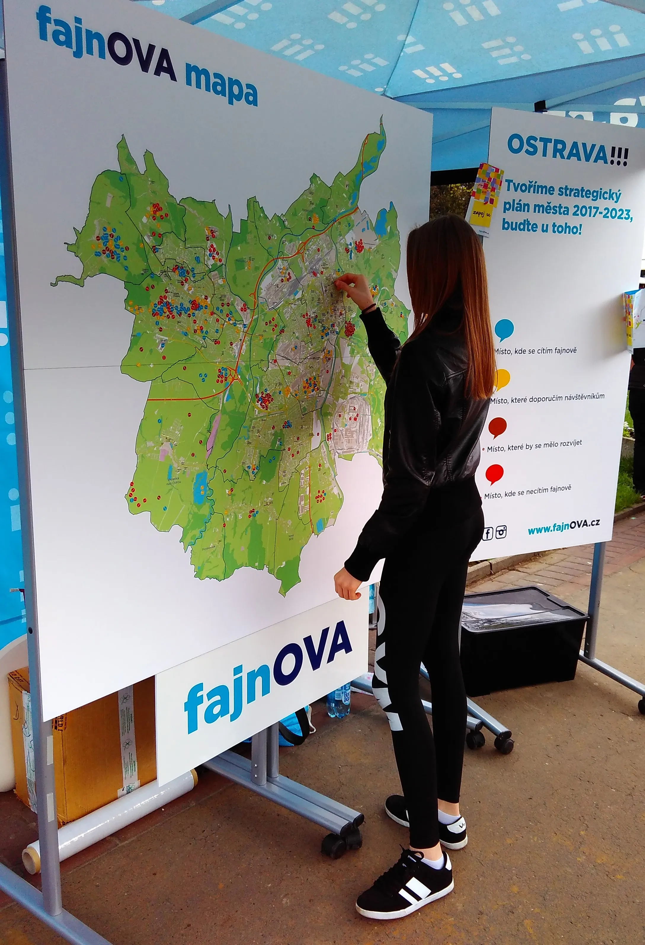 Jak se cítí lidé v ostravském veřejném prostoru opět obsáhne Pocitová mapa