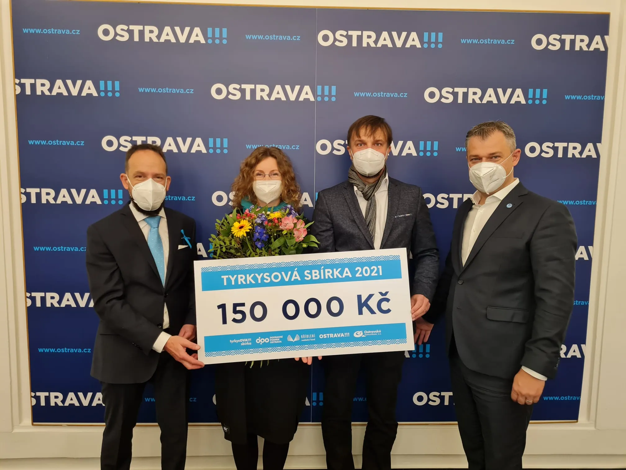 Výsledek čtvrtého ročníku Tyrkysové sbírky DPO: 150 tisíc korun pro potřebné