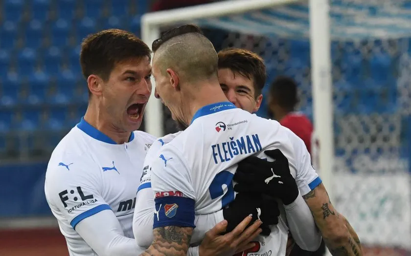 Slezané využili raketový start: Baník - Dynamo 4:1