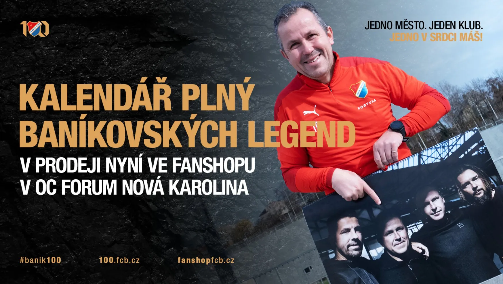Baník vydal unikátní výroční kalendář!