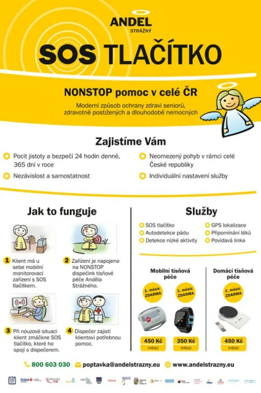SOS TLAČÍTKO ANDĚL STRÁŽNÝ, Z.Ú.
