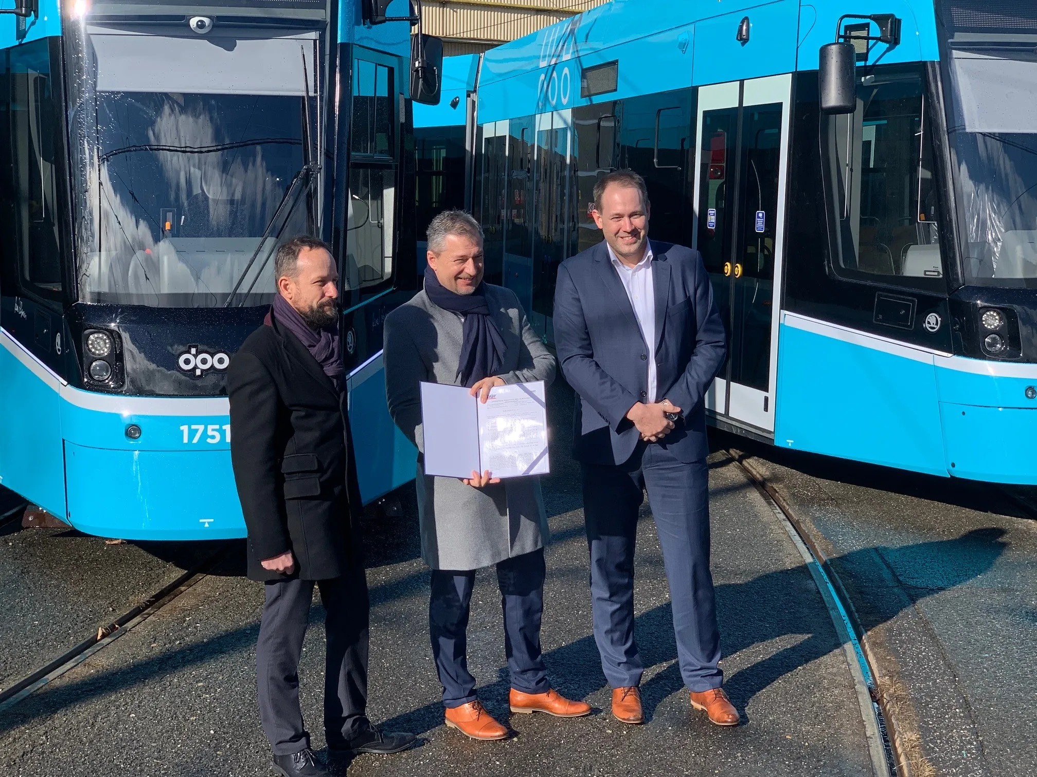 Dopravní podnik Ostrava ohlásil postupný konec spřažených souprav. Pomůže i šest nových tramvají Škoda 39T.