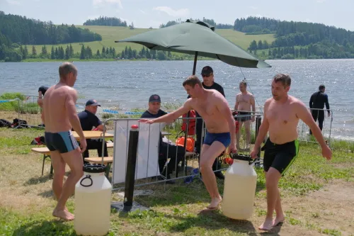 Pozvánka na středeční soutěž vodních záchranářů na Slezské Hartě