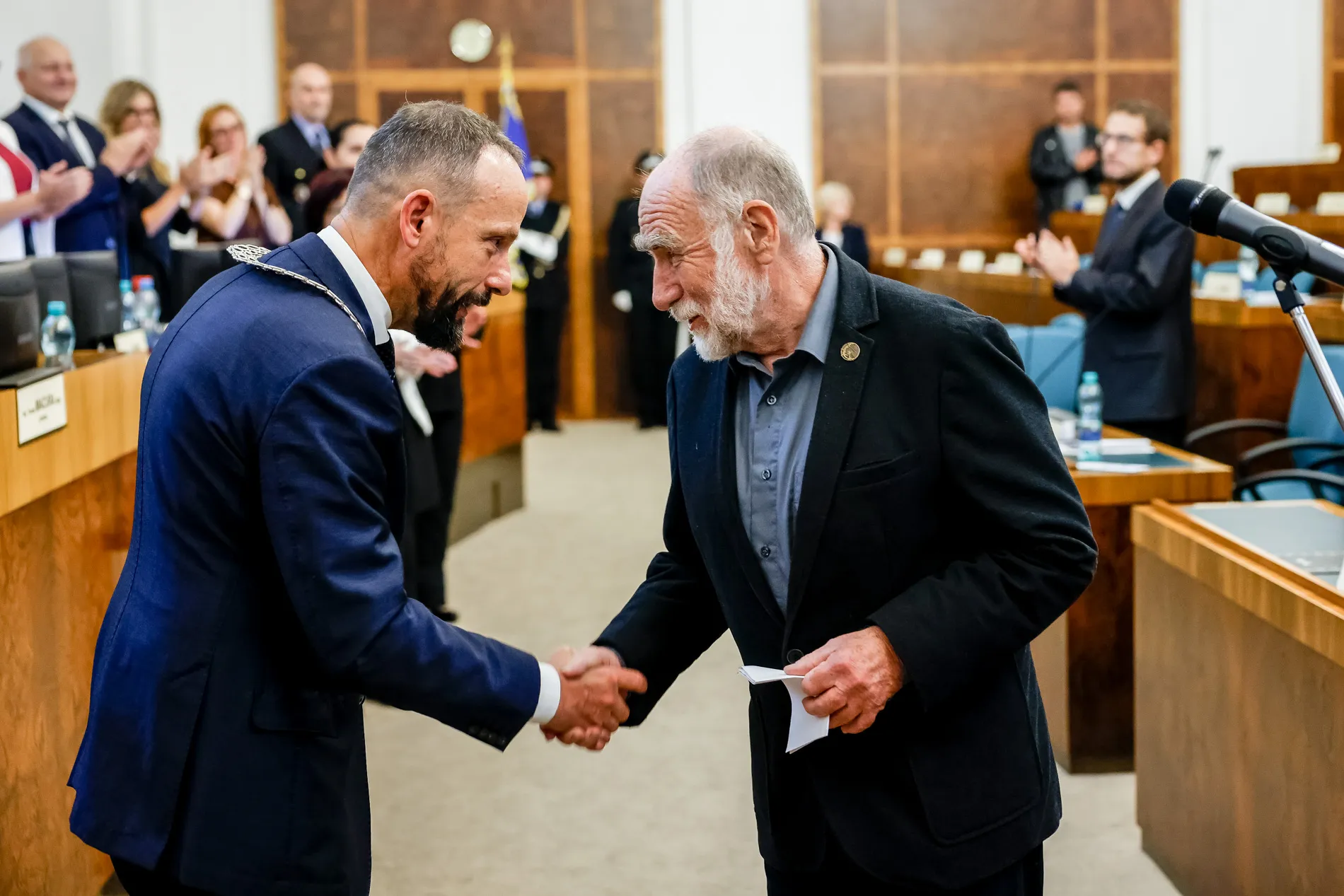 Ostrava udělila čestné občanství Ivanu Binarovi
