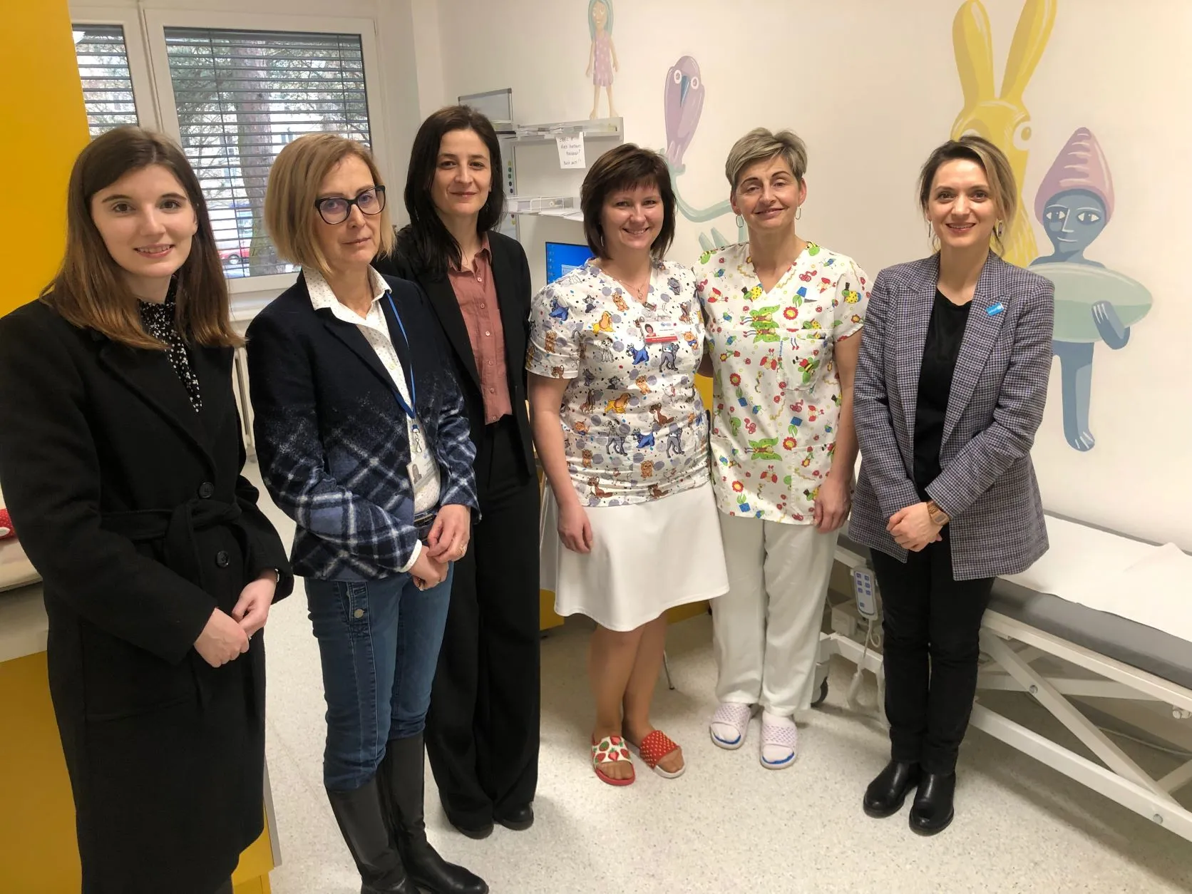Zástupkyně UNICEF si prohlédly novou Ordinaci praktického lékaře pro děti a dorost