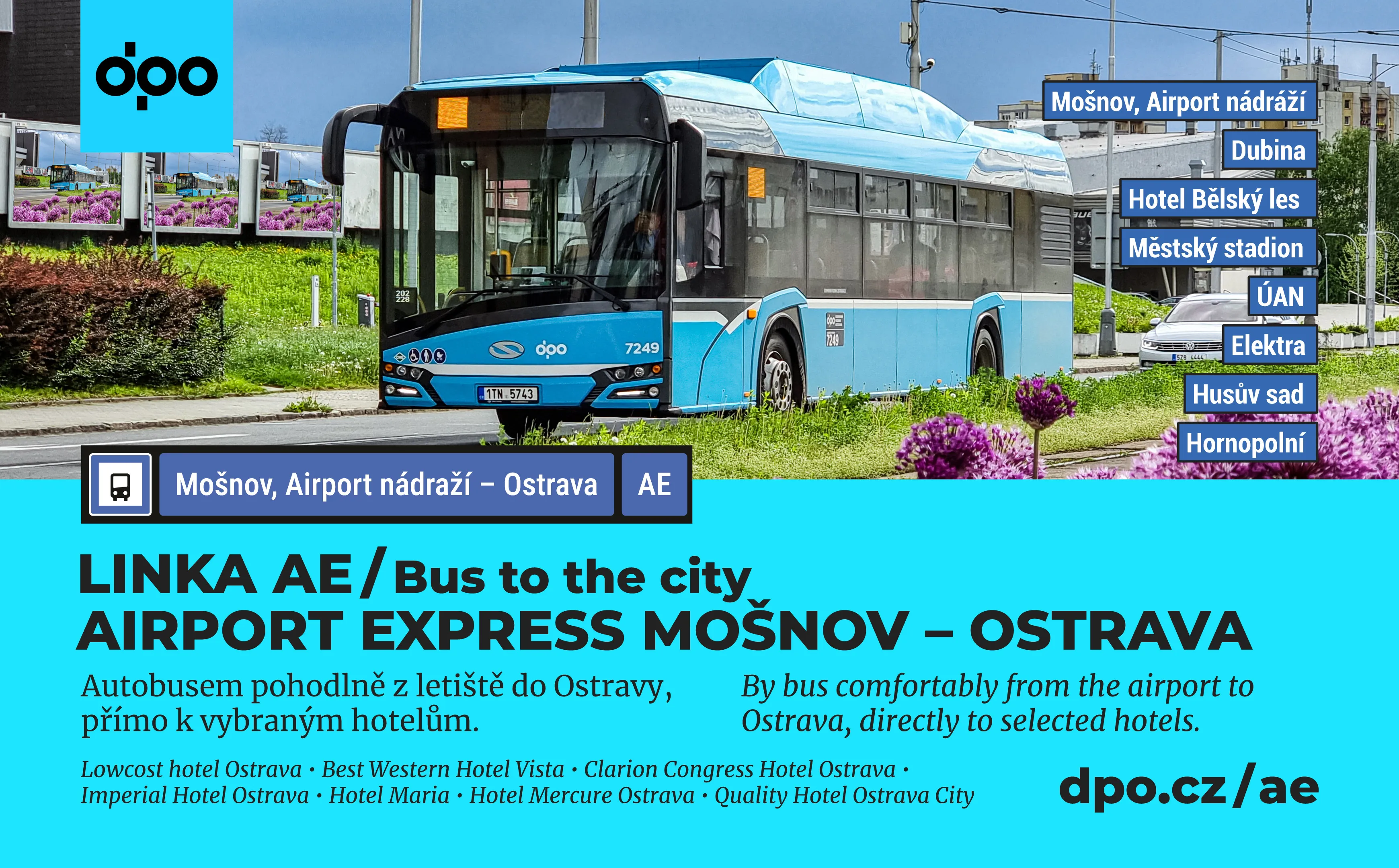 NA LETIŠTĚ ZA 25 KORUN. AIRPORT EXPRESS DPO ZAHAJUJE PROVOZ