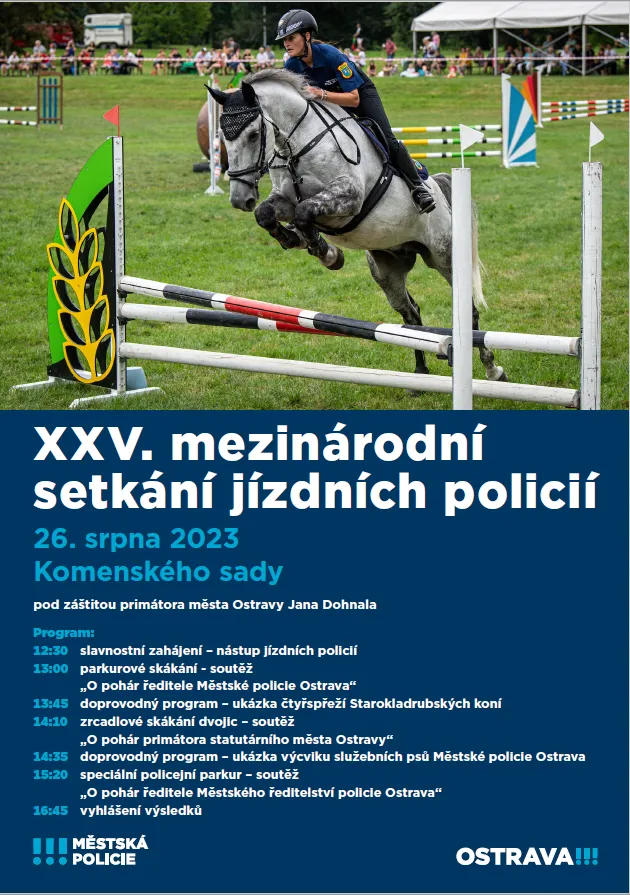 Letos proběhne již pětadvacátý ročník mezinárodního setkání jízdních policií