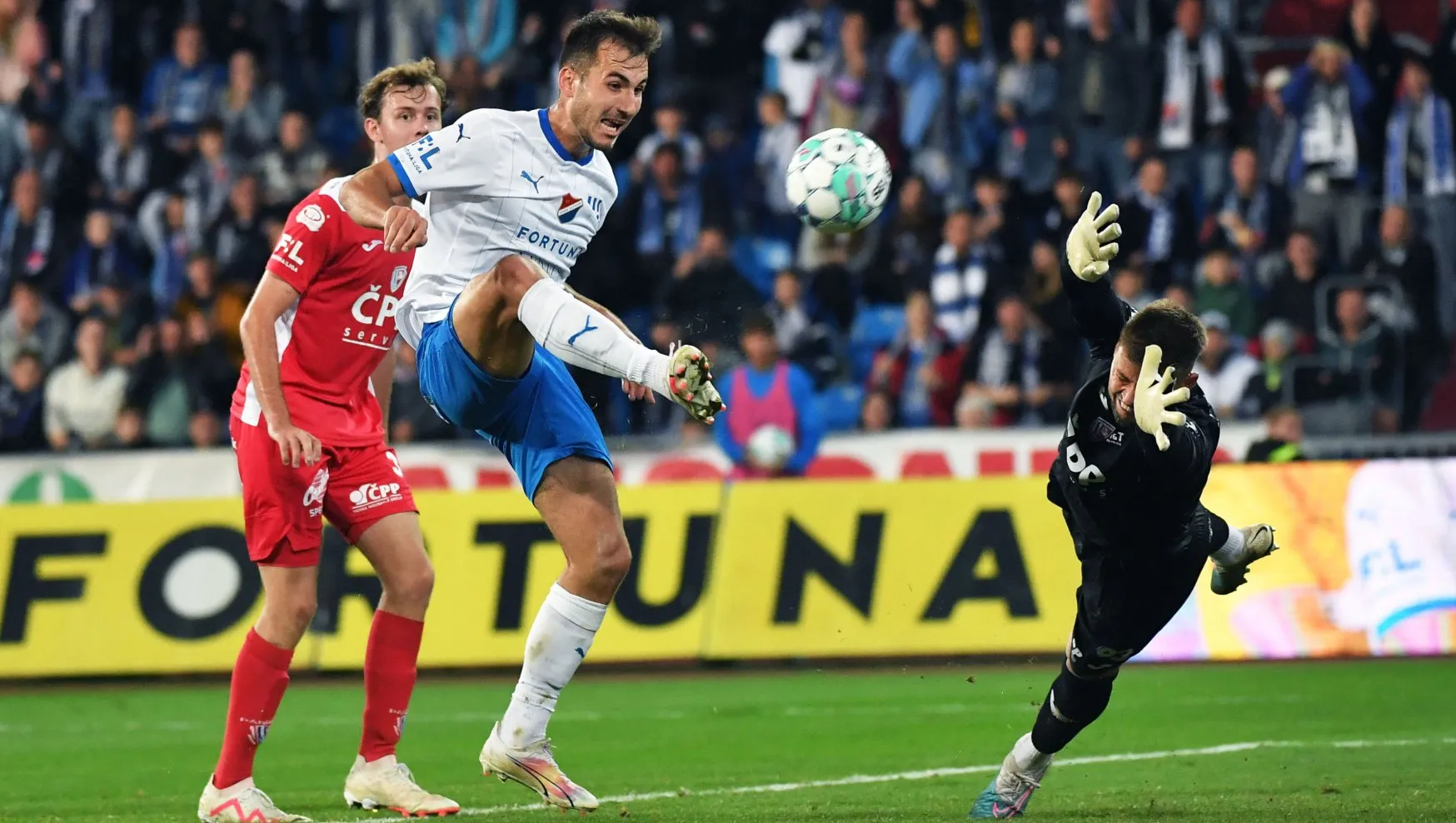 Z mnoha šancí jediný gól: Baník - Pardubice 1:1