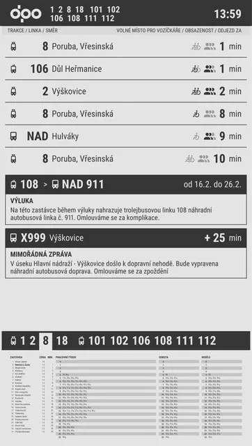 DPO: ONLINE MĚŘENÍ OBSAZENOSTI JE SOUČÁST MODERNÍ MHD