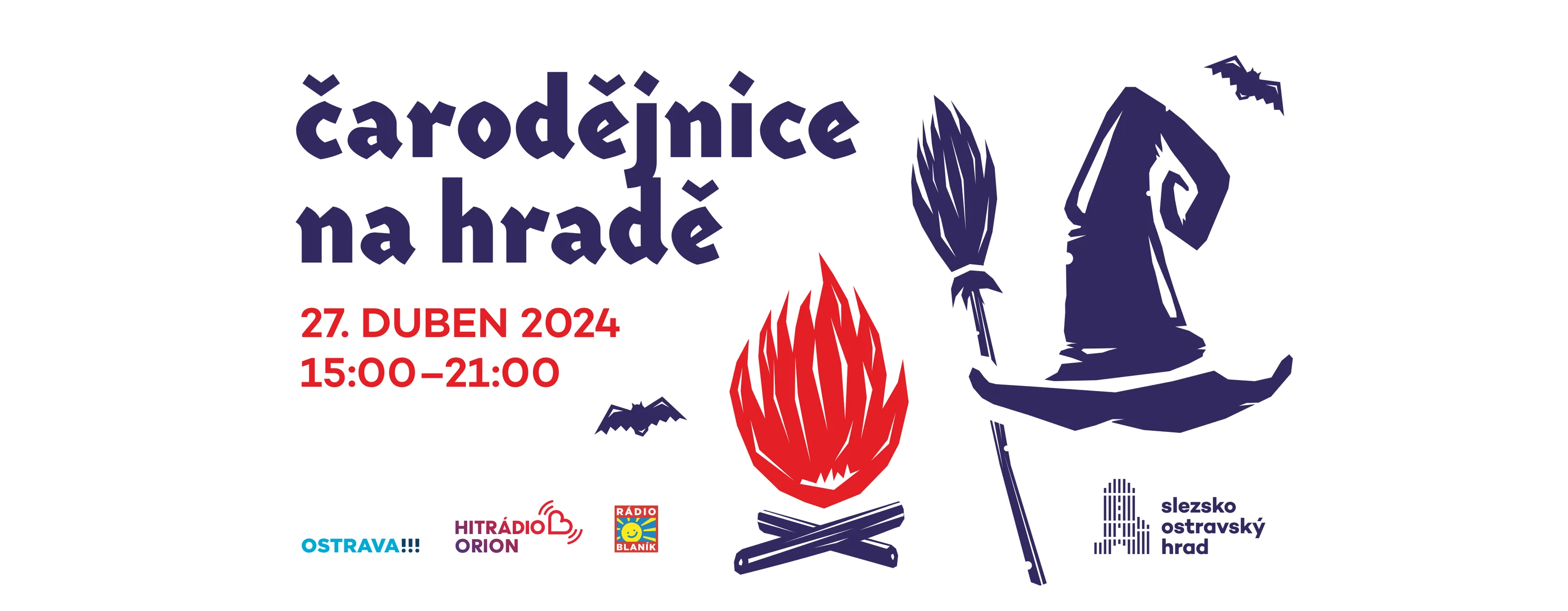 Na Slezskoostravský hrad se sletí čarodějnice a čarodějové