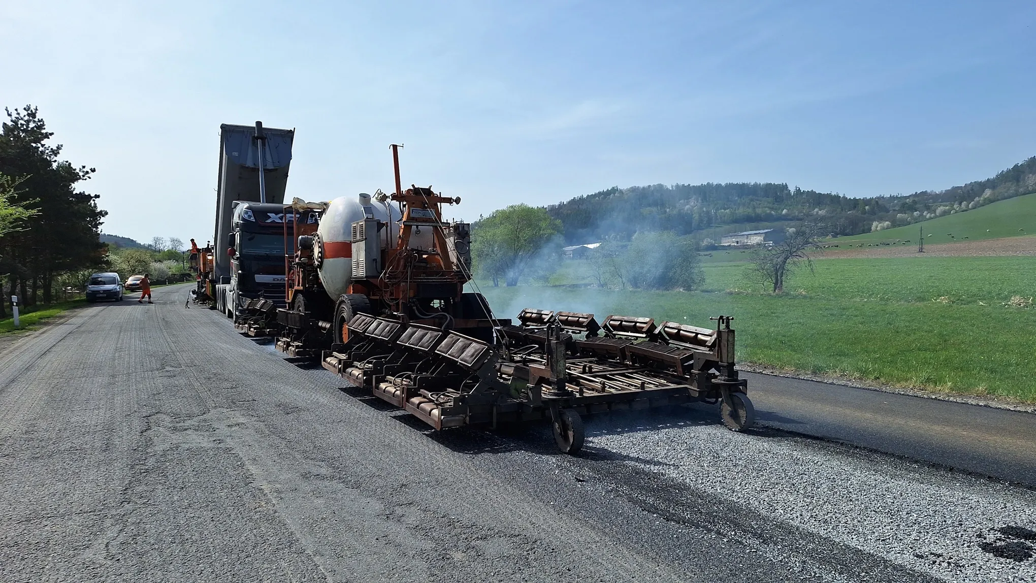 Recyklované asfalty i betony se stávají součástí staveb