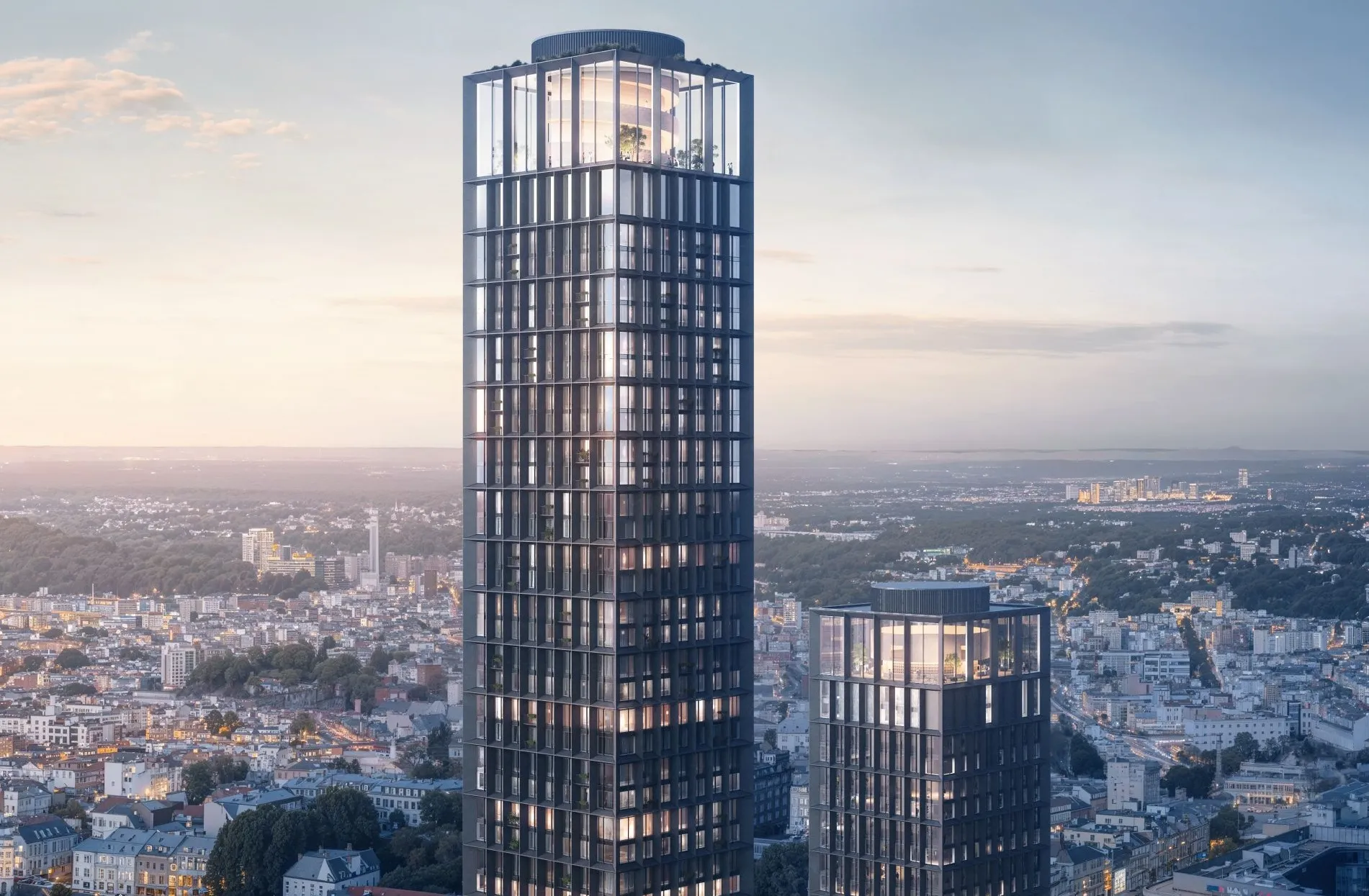 Investor ukázal podobu nejvyššího mrakodrapu v Česku