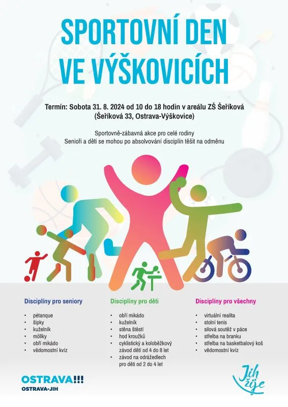 Sportovní den ve Výškovicích propojí všechny generace