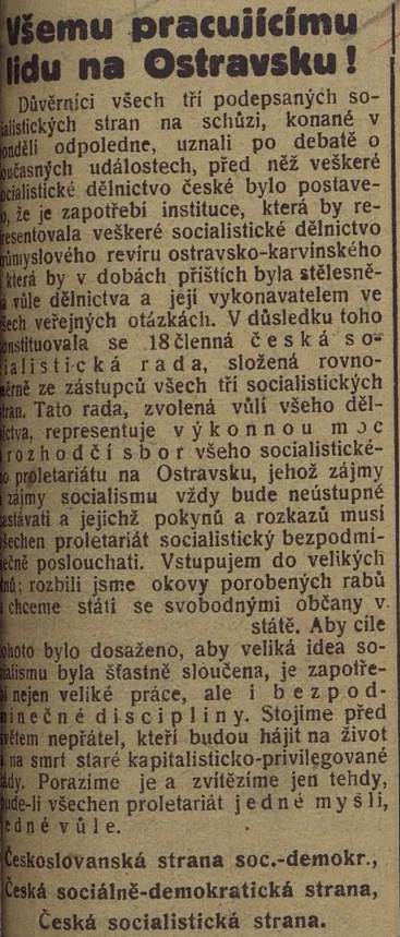 Kalendárium města Ostravy na 42. týden od 14. října do 20. října
