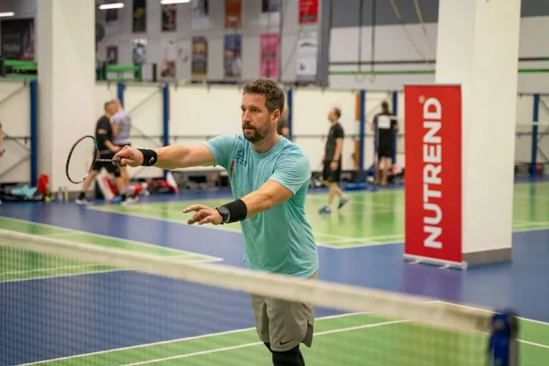 Novoroční Fit Cup badmintonový turnaj čtyřher ve Fitparku