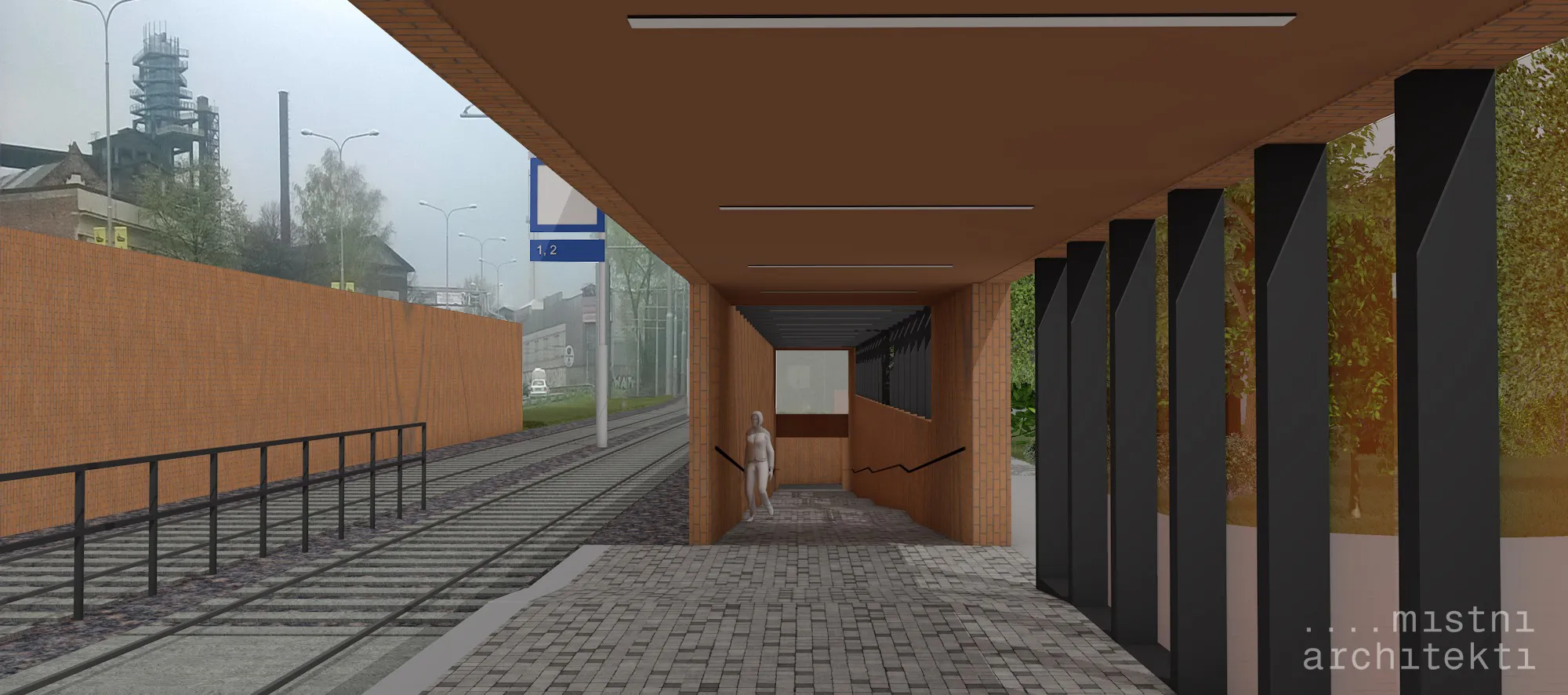 Tramvajová zastávka Důl Hlubina se dočká modernizace