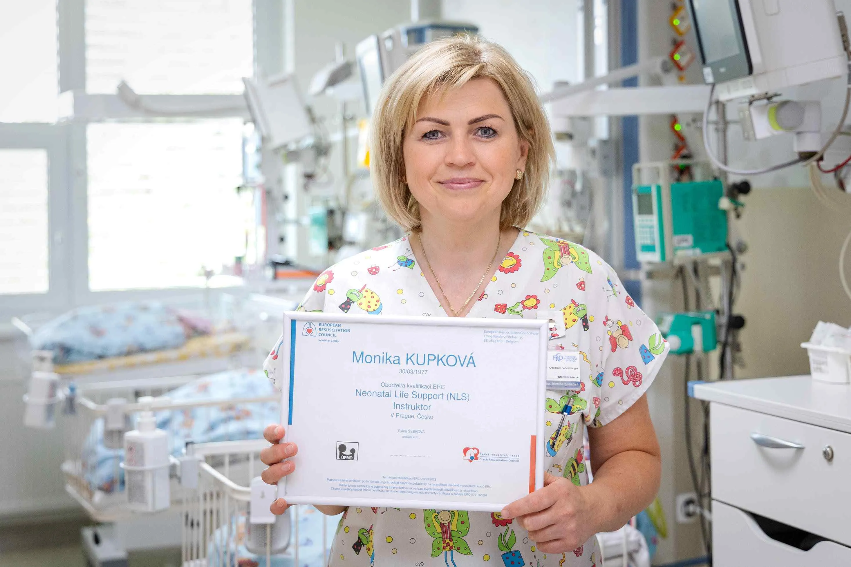 Staniční sestra získala evropský certifikát