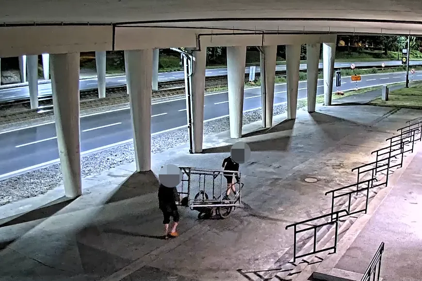 Pod rouškou tmy v oděvu ochranky se pokusili krást