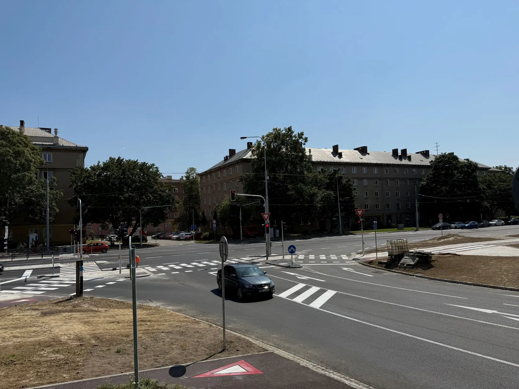 Křižovatka u Fakultní nemocnice Ostrava je opět průjezdná