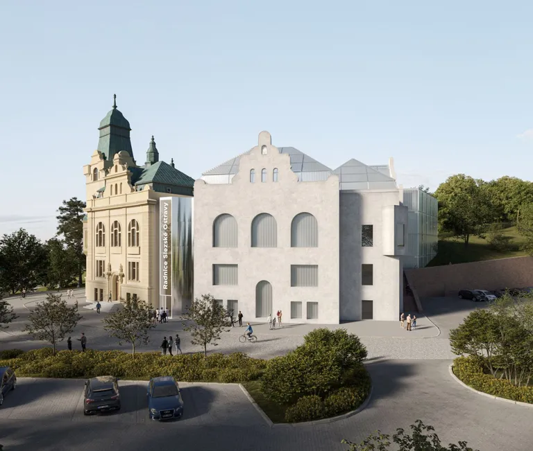 Historická budova slezskoostravské radnice, dostane novou přístavbu.